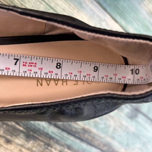 Cole Haan Aviana Pumps Womens 9B Black Leather Dress Work Shoes Low Block Heel - Picture 8 of 12